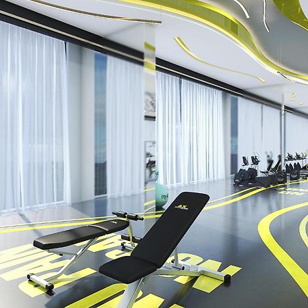 Royal M Al Aqah Beach Resort By Gewan 外观 照片 The gym at the hotel