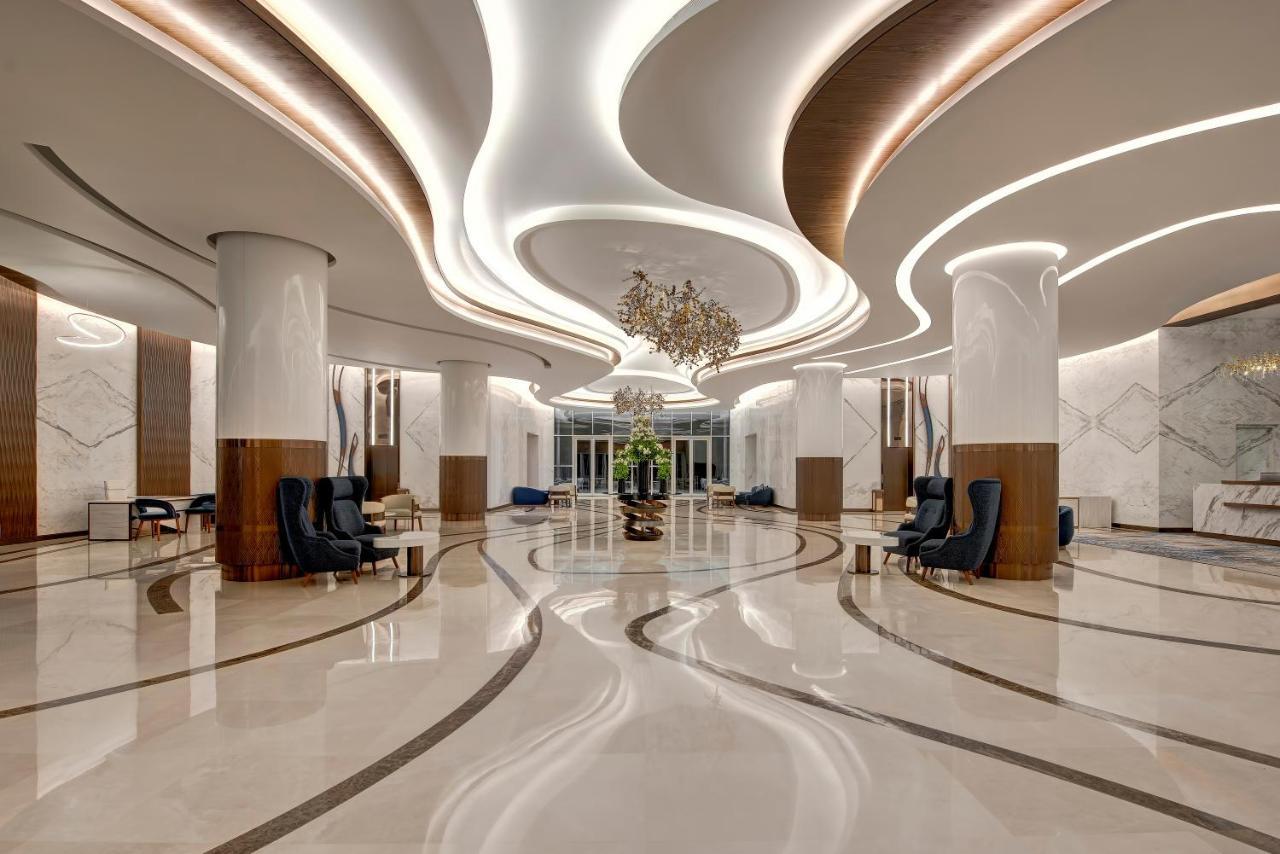 Royal M Al Aqah Beach Resort By Gewan 外观 照片 The lobby of the hotel