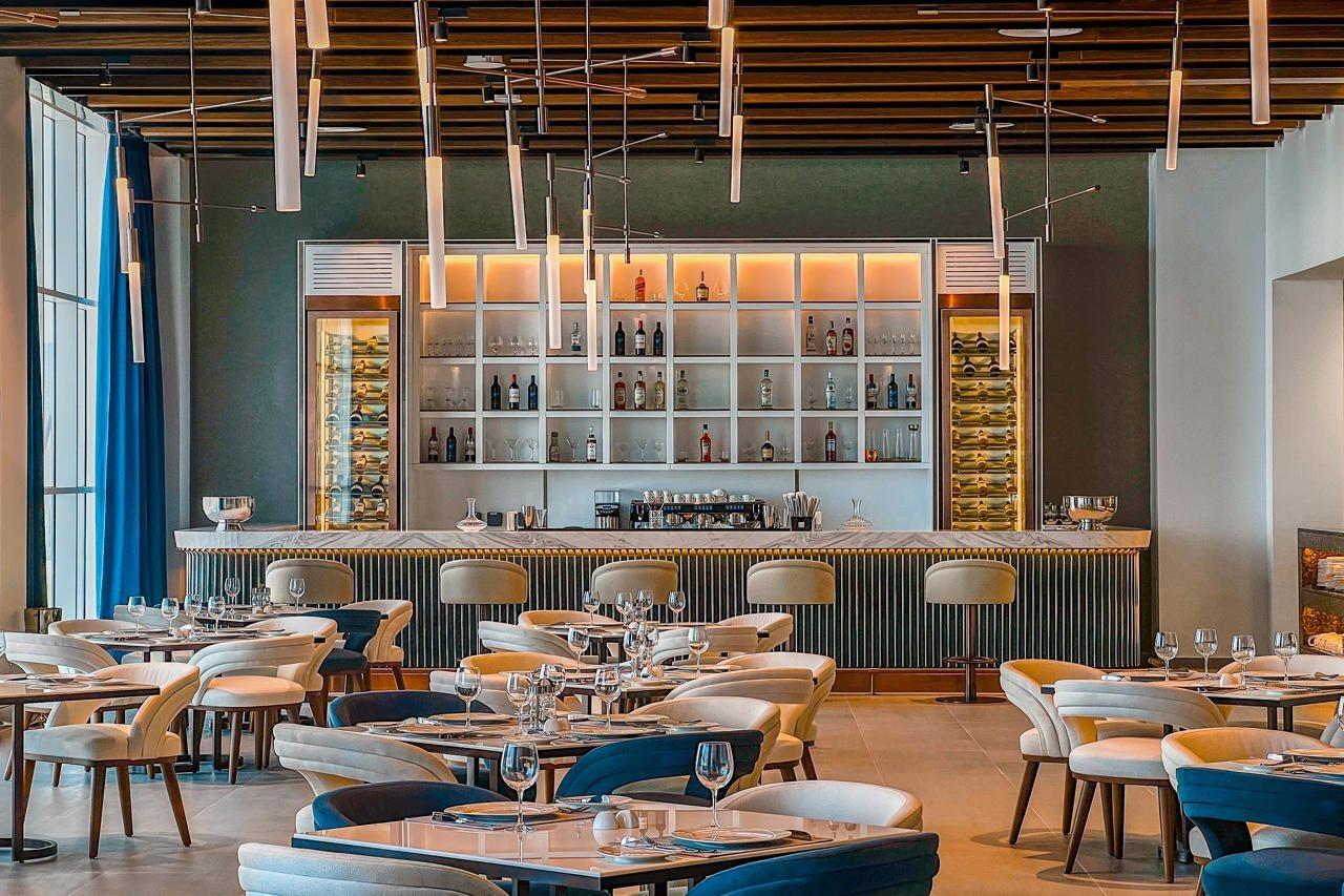 Royal M Al Aqah Beach Resort By Gewan 外观 照片 The restaurant
