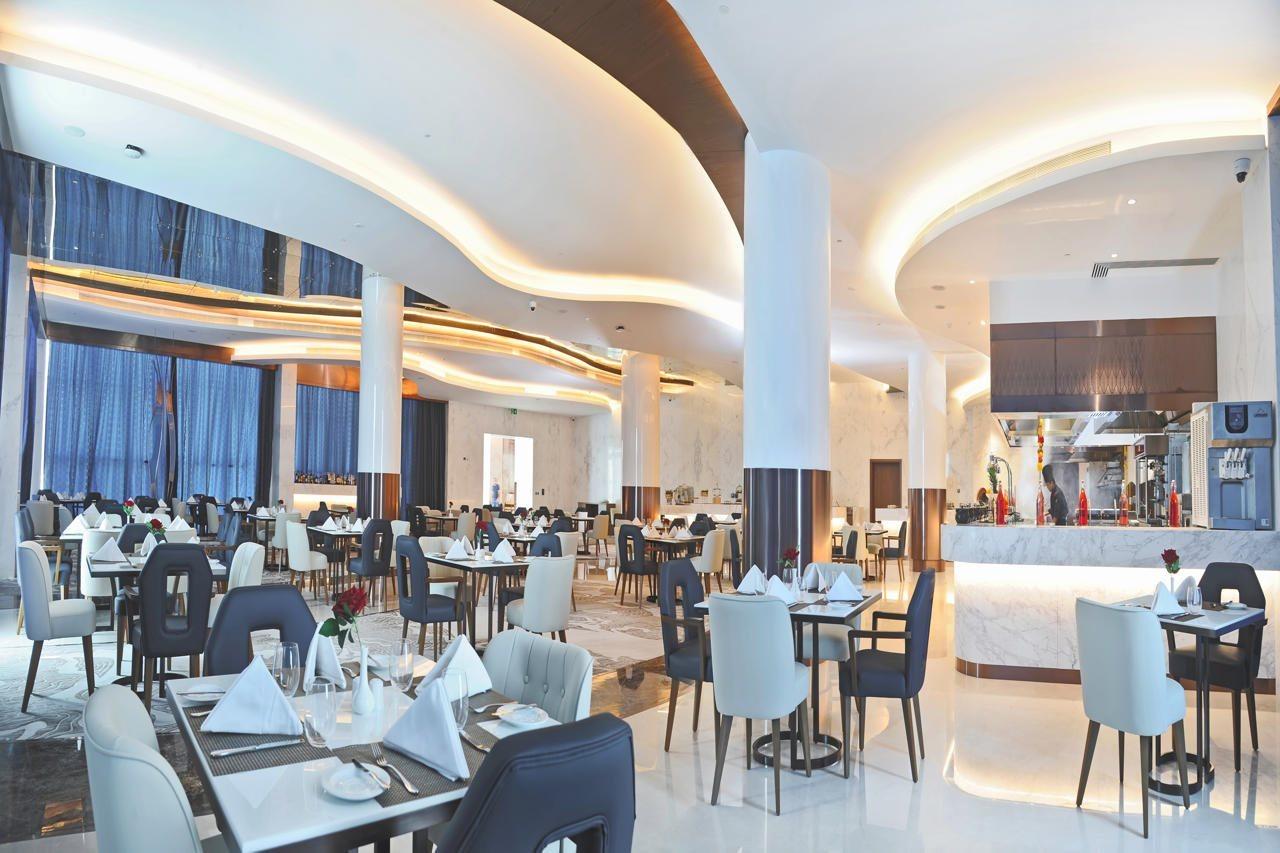 Royal M Al Aqah Beach Resort By Gewan 外观 照片 The restaurant