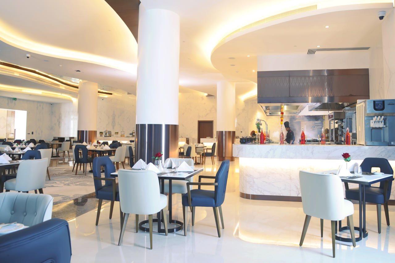 Royal M Al Aqah Beach Resort By Gewan 外观 照片 The restaurant