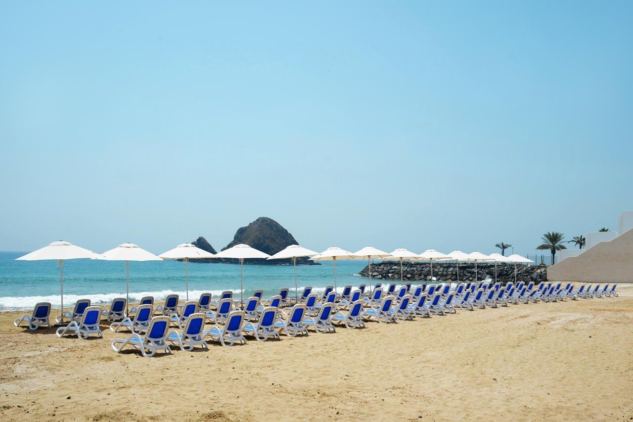 Royal M Al Aqah Beach Resort By Gewan 外观 照片 The beach at the Grand Hotel
