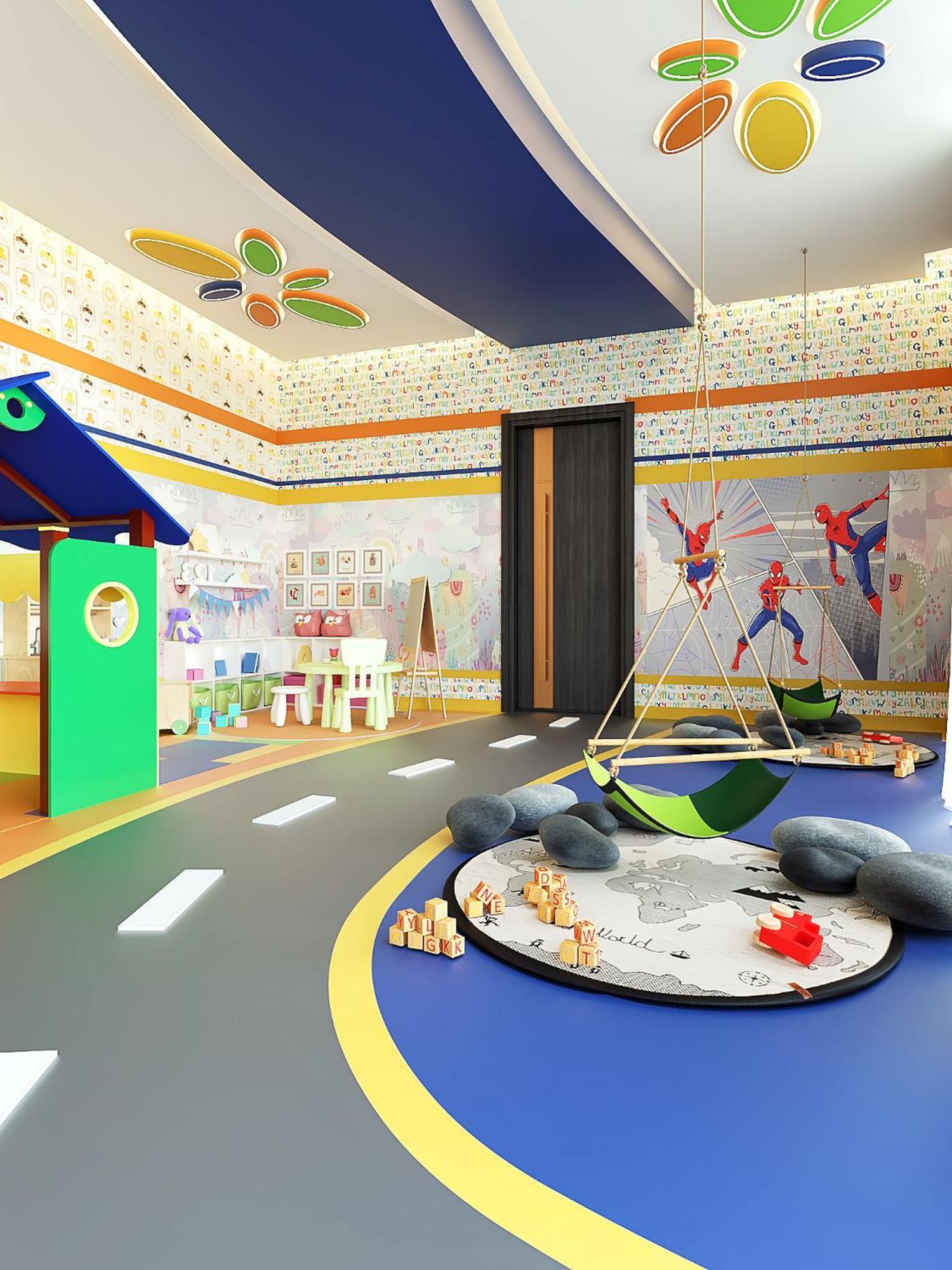 Royal M Al Aqah Beach Resort By Gewan 外观 照片 3D rendering of a nursery